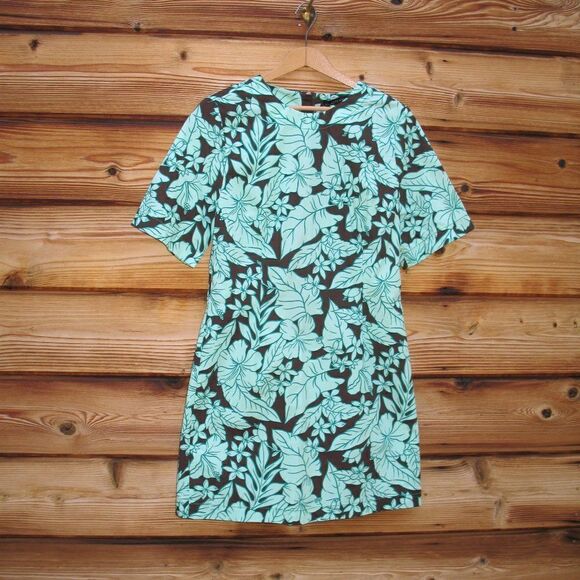 NWT Zara Tropical Mini Dress - Picture 2 of 8